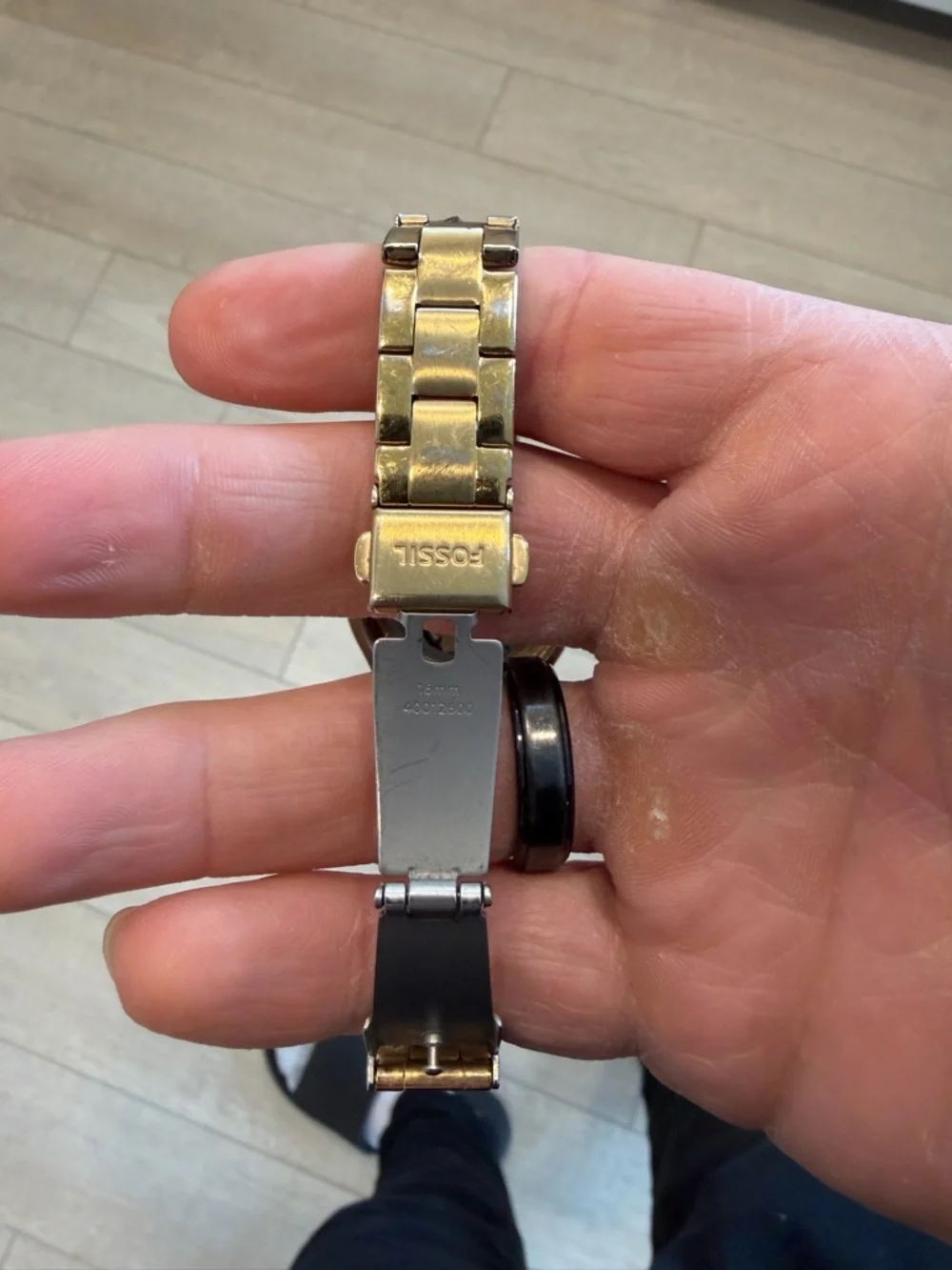 Fossil polished gold